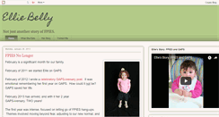 Desktop Screenshot of blog.elliebellyupdates.com